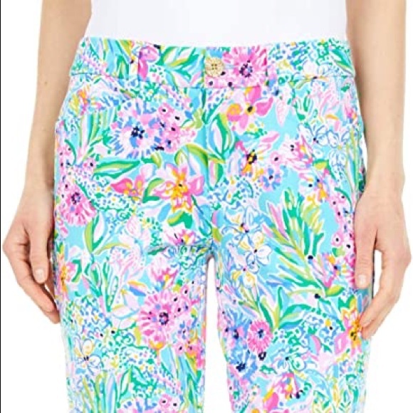 Lilly Pulitzer Alligator Isle Kelly Knit Pants - Picture 3 of 5